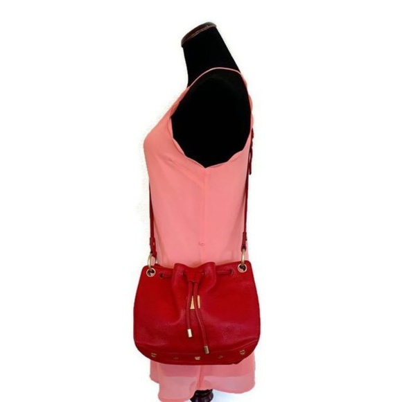 MCM Handbags - MCM Red Shoulder/Crossbody Bag Authentic